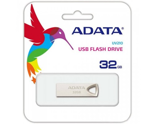 Накопитель USB Drive 32GB ADATA UV210 USB  AUV210-32G-RGD USB 2.0, Golden, RTL (965843)