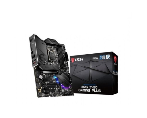 Материнская плата MSI Intel Z490 Express LGA1200 ATX Memory DDR4 MPGZ490GAMINGPLUS