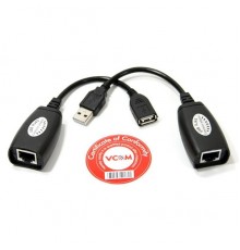 Адаптер USB2 TO RJ45 CU824 VCOM Адаптер USB-AMAF/RJ45, по витой паре до 45m , VCOM                                                                                                                                                                        
