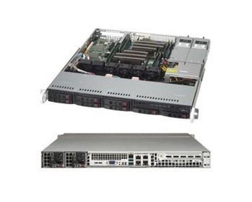 Корпус для сервера 1U 600W CSE-113MFAC2-R606CB SUPERMICRO