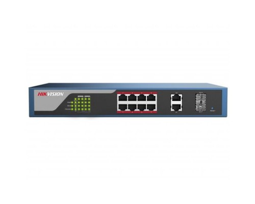 Коммутатор 8PORT 10/100M POE 2SFP DS-3E1310P-E HIKVISION