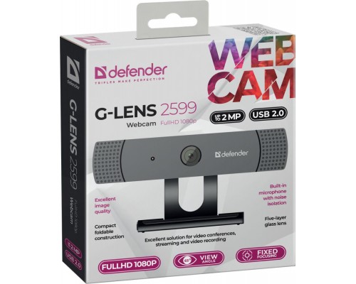 Веб-камера G-LENS 2599 63199 DEFENDER