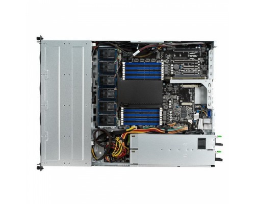 Платформа системного блока RS500A-E10-RS12U (90SF00X1-M00590) 3x SFF8643 + 12x OCuLink on the  backplane, 6x NVMe ports from MB with cable, all PCI-E  and OCP mezz are free, 2x 650W