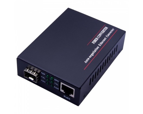 Медиаконвертер FT-1000-SFP-LFP [FT-1000-SFP-LFP] FIBO 10/100/1000 Base-TX/1000Base-FX, без SFP модуля, поддержка фуекции LFP