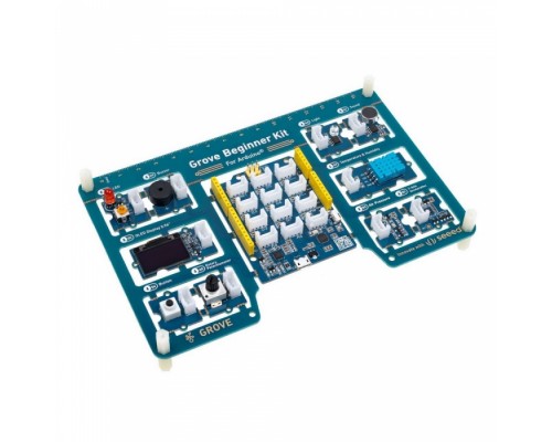 Набор датчиков и сенсоров 110061162 Grove Beginner Kit for Arduino - All-in-one Arduino Compatible Board with 10 Sensors and 12 Projects