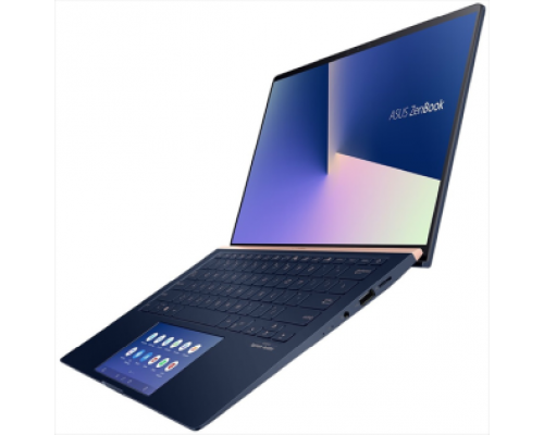 Ноутбук ASUS Zenbook 14 BTS UX434FQ-A6072T Core i5-10210U/8Gb/512Gb SSD/Nvidia MX350 2Gb/14,0 FHD 1920x1080 AG/WiFi/BT/HD IR/Windows 10 Home/1.26Kg/Royal Blue/ScreenPad 2.0