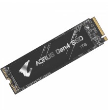 Накопитель SSD M.2 2280 1TB Gigabyte AORUS Client SSD GP-AG41TB PCIe Gen4x4 with NVMe, 5000/4400, IOPS 750/700K, MTBF 1.77M, 3D TLC, 1024MB, 1800TBW, 0.99DWPD, RTL  (809362)                                                                             