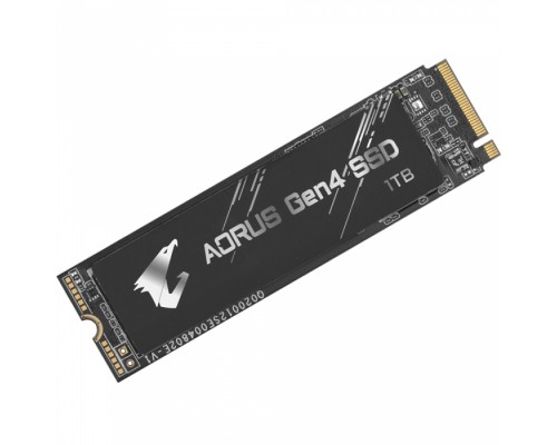 Накопитель SSD M.2 2280 1TB Gigabyte AORUS Client SSD GP-AG41TB PCIe Gen4x4 with NVMe, 5000/4400, IOPS 750/700K, MTBF 1.77M, 3D TLC, 1024MB, 1800TBW, 0.99DWPD, RTL  (809362)