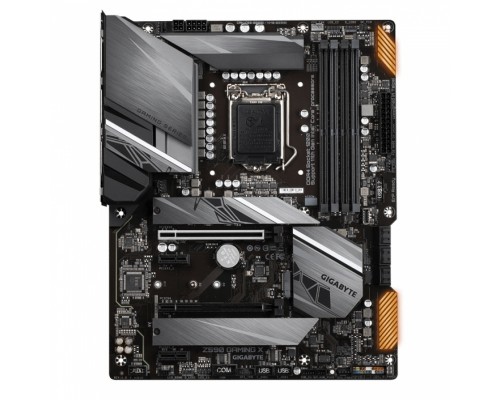 Материнская плата Z590 GAMING X, Socket 1200, Intel®Z590, 4xDDR4-3200, DP, 2xPCI-Ex16, 2xPCI-Ex1, 6xSATA3(RAID 0/1/5/10), 3xM.2, 8Ch Audio, 2.5GLan, (2+4)xUSB2.0, (6+2)xUSB3.2, (1+1)xUSB3.2 Type-C™, 1xPS/2, ATX, RTL,