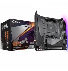 Материнская плата B550I AORUS PRO AX, Socket AM4, AMD B550, 2xDDR4-3200, HDMI+HDMI+DP, 1xPCI-Ex16, 4xSATA3(RAID 0,1,10), 2xM.2, 8 Ch Audio, 1x2,5GLan, WiFi, (0+2)xUSB2.0, (5+2)xUSB3.2, (1+0)xUSB 3.2 Type-C™, Mini-ITX, RTL                             