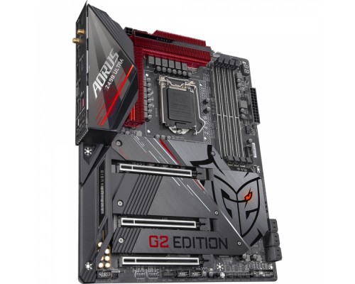 Материнская плата Z490 AORUS ULTRA G2 Edition, Socket 1200, Intel®Z490, 4xDDR4-2933, HDMI, 3xPCI-Ex16,  6xSATA3(RAID 0/1/5/10), 3xM.2, 8Ch Audio, 2,5GLan, Wi-Fi, (4+4)xUSB2.0, (5+2)xUSB3.2, (1+1)xUSB3.2 Type-C™, ATX, RTL,