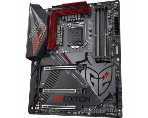 Материнская плата Z490 AORUS ULTRA G2 Edition, Socket 1200, Intel®Z490, 4xDDR4-2933, HDMI, 3xPCI-Ex16,  6xSATA3(RAID 0/1/5/10), 3xM.2, 8Ch Audio, 2,5GLan, Wi-Fi, (4+4)xUSB2.0, (5+2)xUSB3.2, (1+1)xUSB3.2 Type-C™, ATX, RTL,