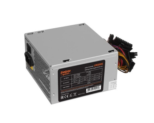 Блок питания 600W ExeGate UNS600 ES261570RUS