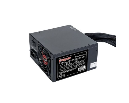 Серверный БП 700W ExeGate ServerPRO-700ADS APFC,ATX,2х8cm fan,20+4pin/2x(4+4)pin,2xPCI-E,9xSATA