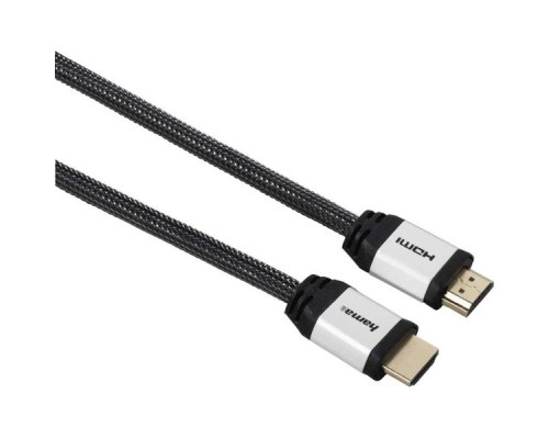 Кабель аудио-видео Hama High Speed HDMI (m)/HDMI (m) 2м. Позолоченные контакты черный 3зв (00056580)