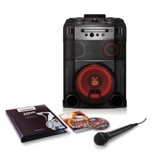 Микросистема LG OM7550K черный 1000Вт/FM/USB/BT (в комплекте: диск 2000 песен)                                                                                                                                                                            