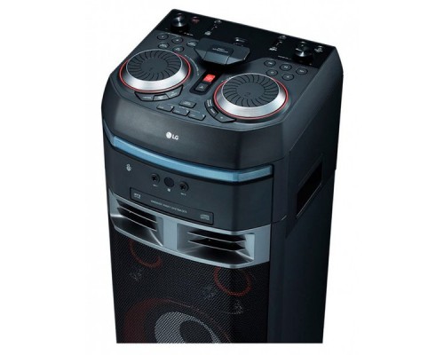 Минисистема LG OL90DK черный 1100Вт/CD/CDRW/DVD/DVDRW/FM/USB/BT (в комплекте: диск 2000 песен)