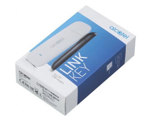 Модем 2G/3G/4G Alcatel Link Key IK40V USB внешний белый Модем 2G/3G/4G Alcatel Link Key IK40V USB внешний белый
