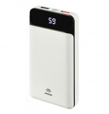 Мобильный аккумулятор Digma Power Delivery DG-20000-PL-W QC 3.0 PD(18W) Li-Pol 20000mAh 3A белый 2xUSB материал пластик                                                                                                                                   