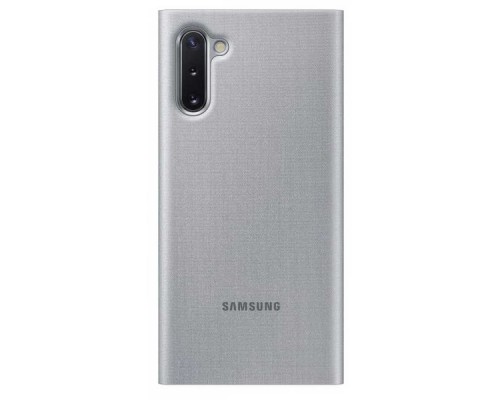 Чехол (флип-кейс) Samsung для Samsung Galaxy Note 10 LED View Cover серебристый (EF-NN970PSEGRU)