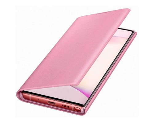 Чехол (флип-кейс) Samsung для Samsung Galaxy Note 10 LED View Cover розовый (EF-NN970PPEGRU)