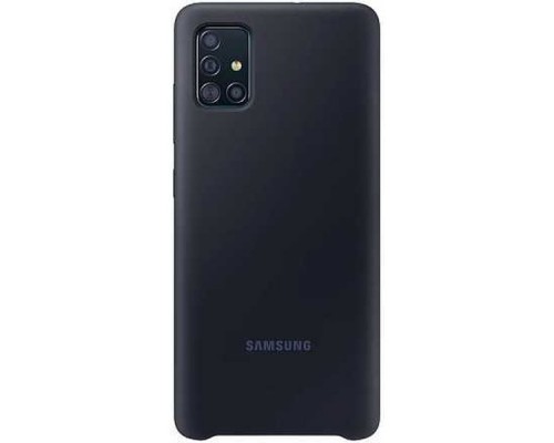 Чехол (клип-кейс) Samsung для Samsung Galaxy A51 Silicone Cover черный (EF-PA515TBEGRU)