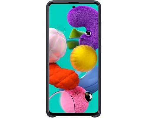 Чехол (клип-кейс) Samsung для Samsung Galaxy A51 Silicone Cover черный (EF-PA515TBEGRU)