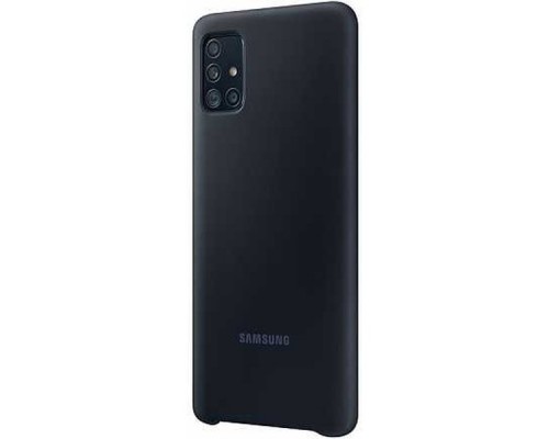 Чехол (клип-кейс) Samsung для Samsung Galaxy A51 Silicone Cover черный (EF-PA515TBEGRU)