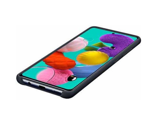 Чехол (клип-кейс) Samsung для Samsung Galaxy A51 Silicone Cover черный (EF-PA515TBEGRU)