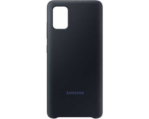 Чехол (клип-кейс) Samsung для Samsung Galaxy A51 Silicone Cover черный (EF-PA515TBEGRU)