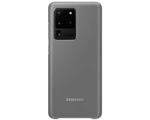 Чехол (клип-кейс) Samsung для Samsung Galaxy S20 Ultra Smart LED Cover серый (EF-KG988CJEGRU)