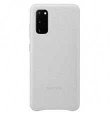 Чехол (клип-кейс) Samsung для Samsung Galaxy S20 Leather Cover серебристый (EF-VG980LSEGRU)                                                                                                                                                               