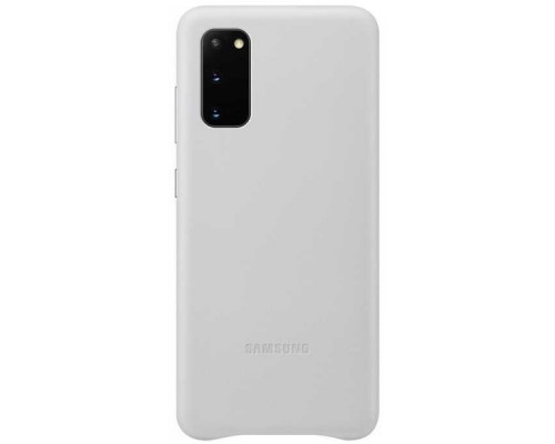 Чехол (клип-кейс) Samsung для Samsung Galaxy S20 Leather Cover серебристый (EF-VG980LSEGRU)