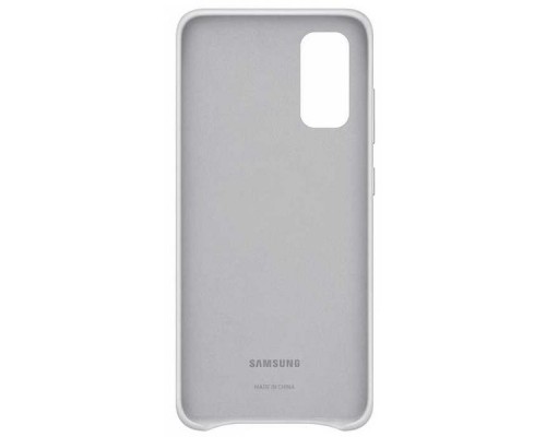 Чехол (клип-кейс) Samsung для Samsung Galaxy S20 Leather Cover серебристый (EF-VG980LSEGRU)