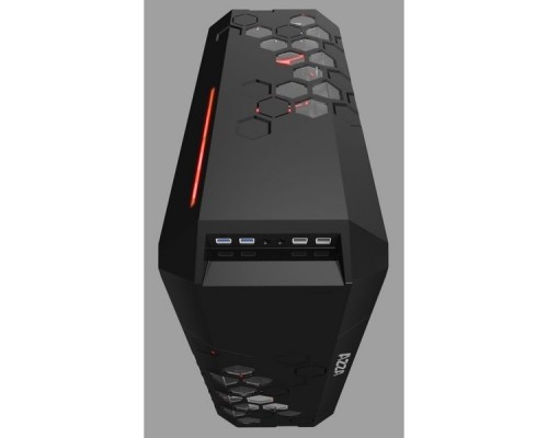 Корпус Formula V-LINE 6000-RGB черный без БП ATX 2x120mm 2xUSB2.0 2xUSB3.0 audio front door bott PSU