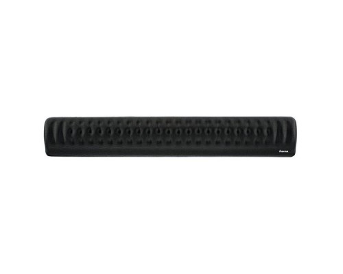 Коврик для мыши Hama Profile Keyboard Wrist Rest черный 440x70x20мм