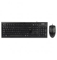 Клавиатура + мышь A4Tech KR-8520D клав:черный мышь:черный USB                                                                                                                                                                                             