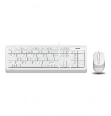 Клавиатура + мышь A4Tech Fstyler F1010 клав:белый/серый мышь:белый/серый USB Multimedia                                                                                                                                                                   