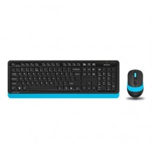 Клавиатура + мышь A4Tech Fstyler FG1010 клав:черный/синий мышь:черный/синий USB беспроводная Multimedia                                                                                                                                                   