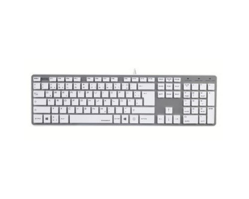 Клавиатура Hama Rossano белый/серебристый USB slim Клавиатура Hama Rossano белый/серебристый USB slim