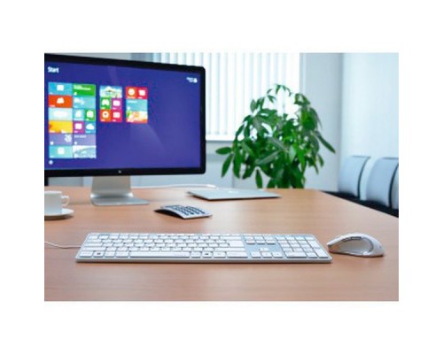 Клавиатура Hama Rossano белый/серебристый USB slim Клавиатура Hama Rossano белый/серебристый USB slim