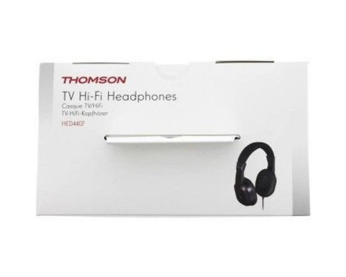 Наушники мониторные Thomson HED4407 TV Hi-Fi 8м черный проводные оголовье (00132469)