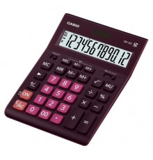 Калькулятор настольный Casio GR-12C-WR бордовый 12-разр.                                                                                                                                                                                                  