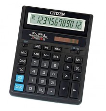 Калькулятор бухгалтерский Citizen SDC 888TII черный 12-разр.                                                                                                                                                                                              