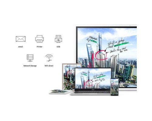 Интерактивная панель со встроенным ПО для работы Samsung Flip WM55R 55