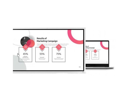 Интерактивная панель со встроенным ПО для работы Samsung Flip WM55R 55