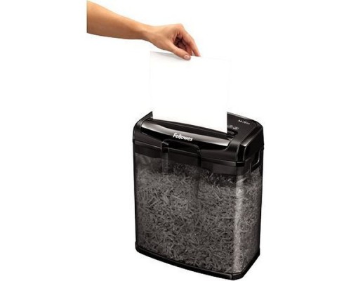 Шредер Fellowes PowerShred M-7Cm (секр.P-4)/фрагменты/7лист./13лтр./скобы/пл.карты