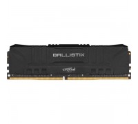 Модуль памяти CRUCIAL Ballistix Gaming DDR4 Общий объём памяти 8Гб Module capacity 8Гб Количество 1 3000 МГц Множитель частоты шины 15 1.35 В черный BL8G30C15U4B                                                                                         