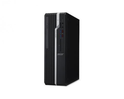 Персональный компьютер ACER Veriton VX2665G для бизнеса Desktop CPU Core i3 i3-9100 3600 МГц 4Гб DDR4 500Гб 7200 об/мин Intel UHD Graphics встроенная DVD+/-RW DOS черный DT.VSEER.05A