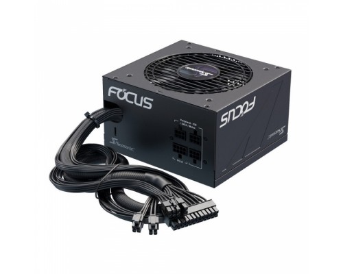 Блок питания FOCUS GM-550 SSR-550FM APFC 0.99; Модульный МВ(20+4), 1xCPU(4+4),2xPCI-E(6+2),6xSATA,3xMolex;Fan 120мм, S2FC ;КПД>87%;100-240В,50-60Гц;Защиты OPP/OVP/UVP/ OCP/OTP/SCP;EnergyStar,RoHS; MTBF>100000ч